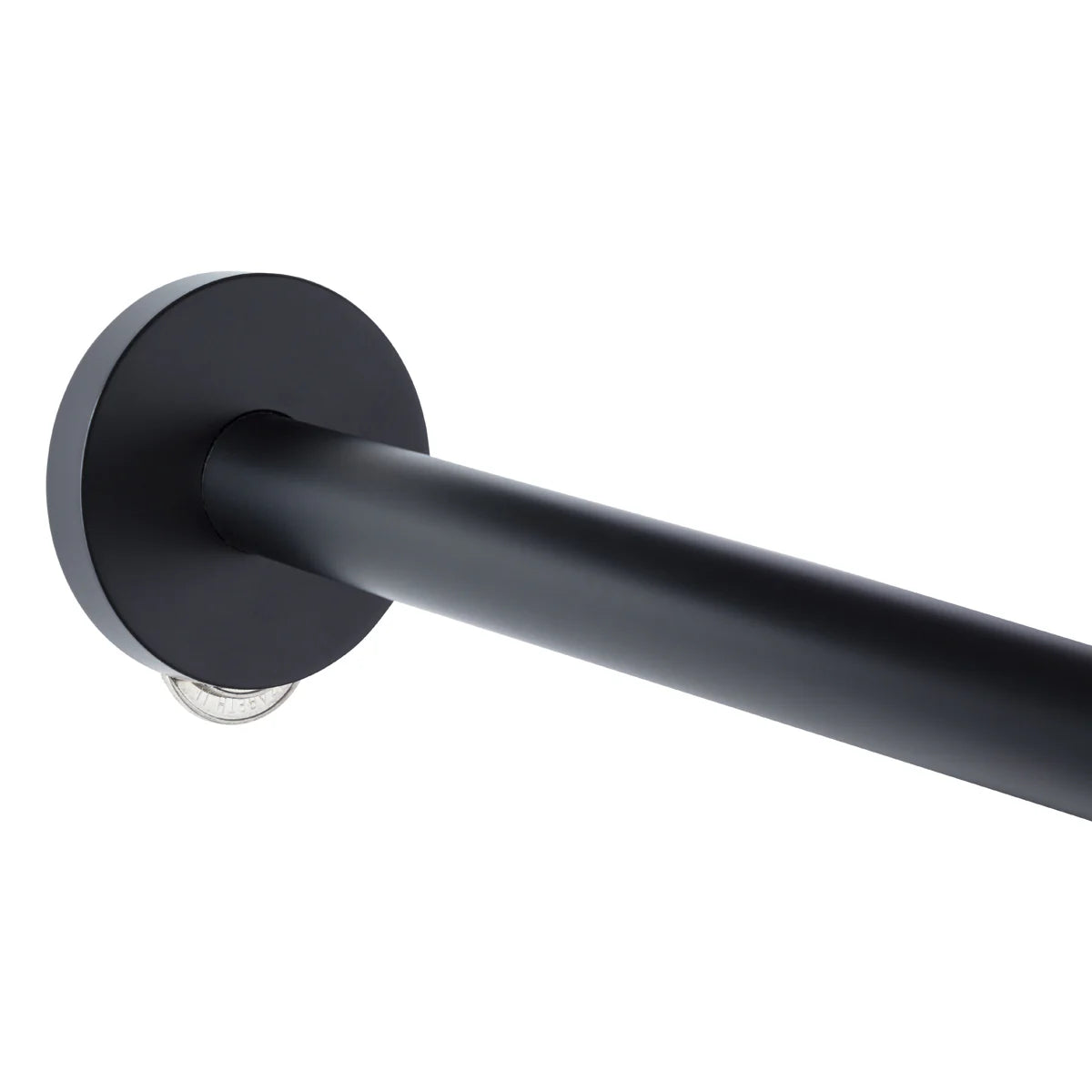 Ensemble De Douche/Baignoire Thermostatique: Pomme De Douche, Douchette Sur Rail, Valve Et Bec Fini Noir Mat