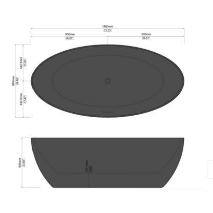 SILHOUETTE Bathtub